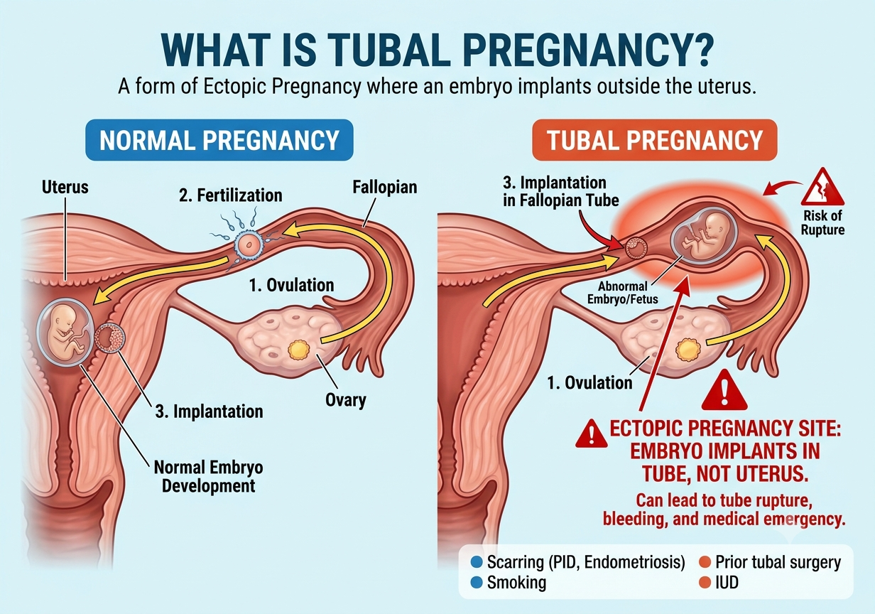 What Is Tubal Pregnancy? Symptoms, Causes, Diagnosis & Treatment